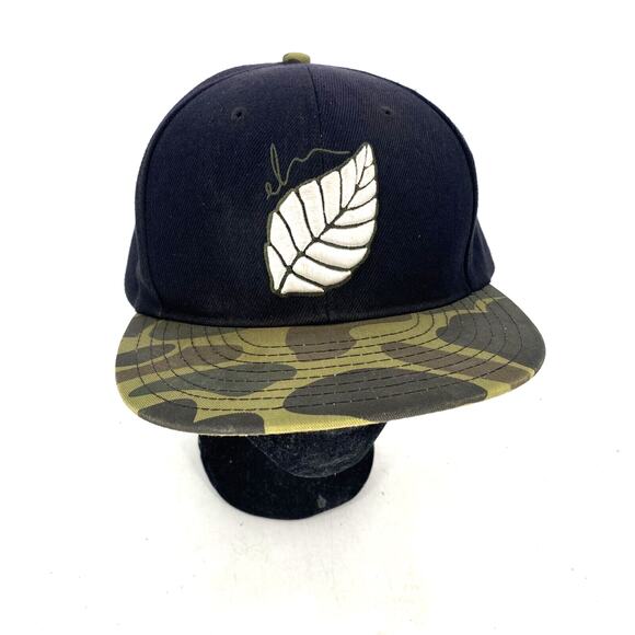 Elm Company Snapback Camo Leaf Cap Hat - Picture 1 of 7
